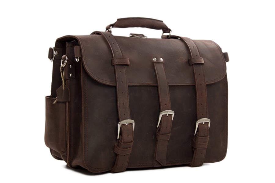 Image of Super Large Multi-Use Leather Travel Bag, Duffle Bag, Leather Backpack 7072