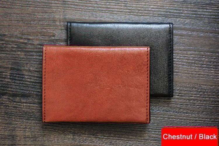 Image of Custom Handmade Vegetable Tanned Italian Leather Passport Holder Wallet Clutch D050