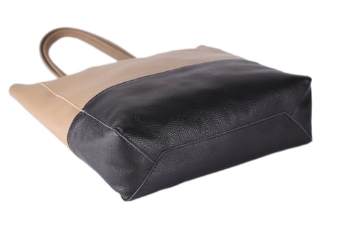 Image of Full Grain Leather Tote Bag, Leather Shopper Bag, Women Leather Bag, Shoulder Bag, Diaper Bag